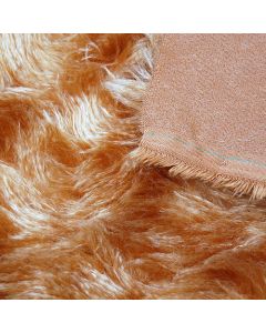 1/4m Steiff-Schulte Mohair 42mm Swirly Distressed #6597 Golden Rust