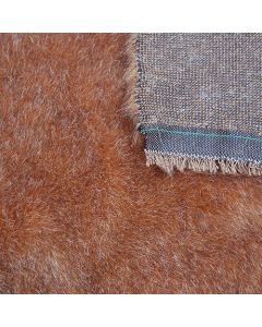1/4m Steiff-Schulte Synthetic Fur 14mm Dense Straight Pile #1578 Nut Brown