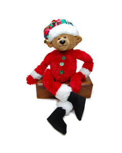 Cool MacYule 40cm Synthetic Fur Poseable Santa Bear Kit