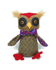 Hootie 18cm Unjointed Multi-textured Fabric Owl Kit