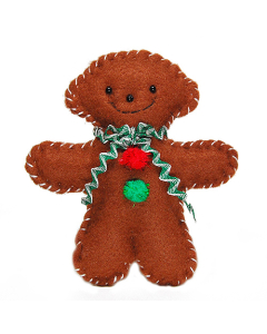 Teddy Gingerbread Ornament 14cm Kit