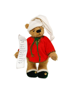 Sleepy Santa 18cm Steiff-Schulte Mohair 5-Way Jointed Bear Kit